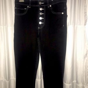 High Waisted Black Jeans